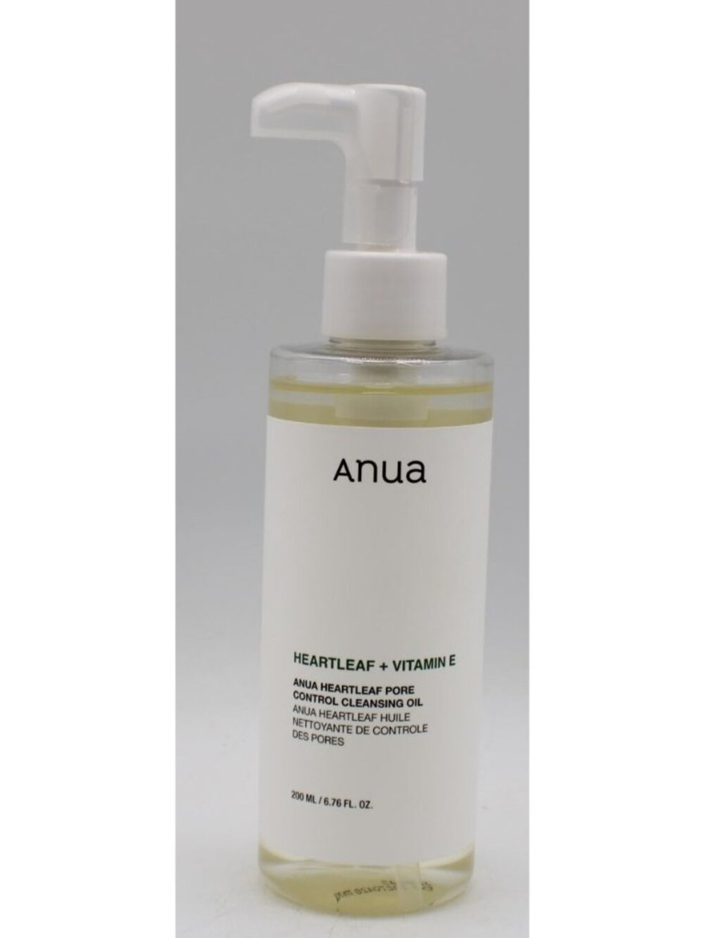 Anua Heartleaf Cleansing Oil Gentle Hydrating Impurity Remover 6.76oz Pump NEW